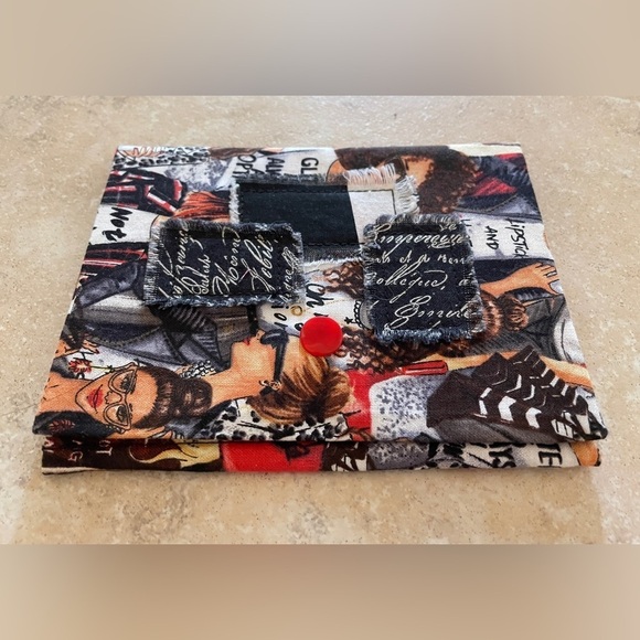 Handmade Washable Wallet – Stylish, Durable & Snap Closure - NWOT - Picture 5 of 5